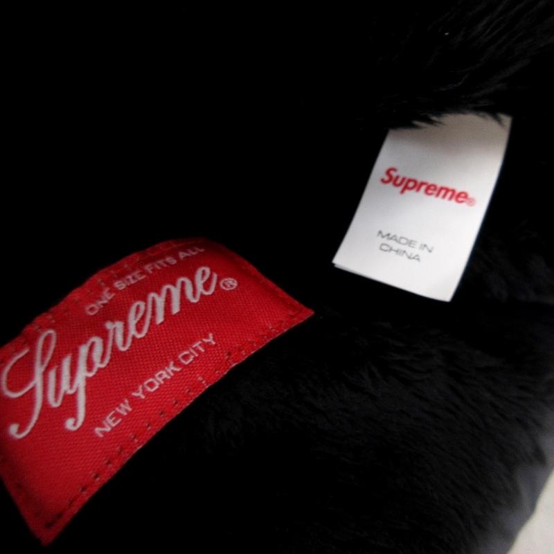 supremeシュプリーム 防寒具 バイク スノボ コーデュラ パファー黒 帽子 Supreme 未使用 シュプリーム キャップ Cordura Puffer