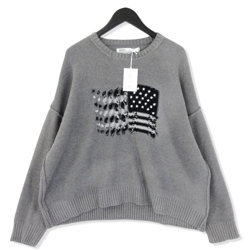 美品 DAIRIKU ダイリク 22AW ニット American Dream Inside-out Knit