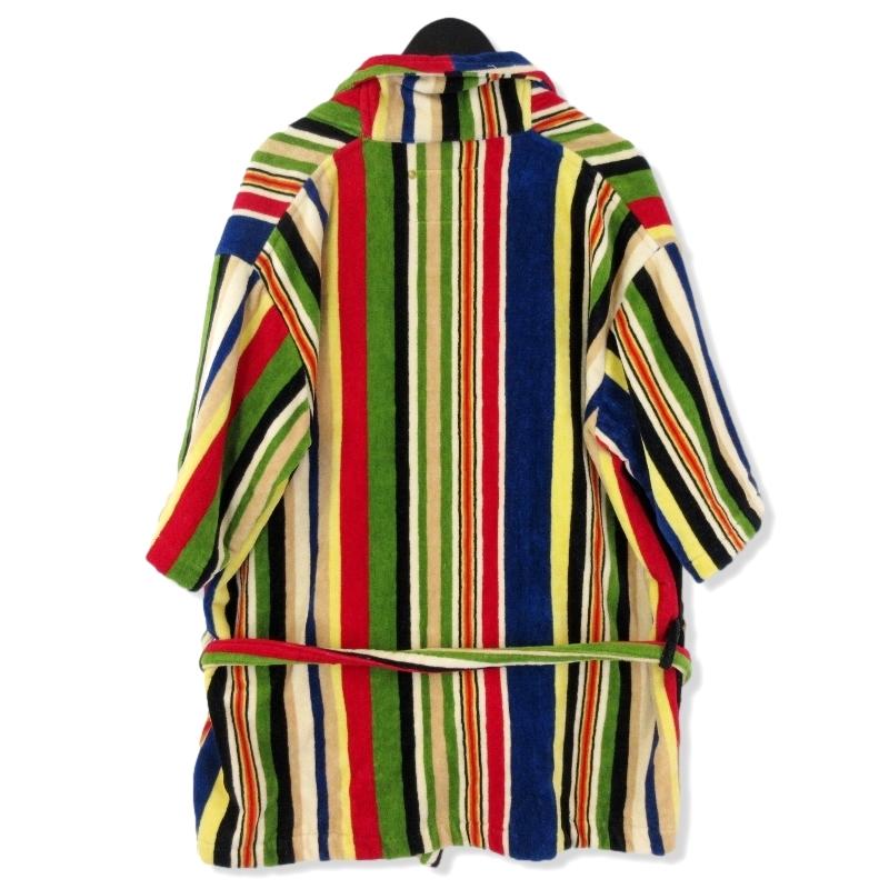 未使用 ANACHRONORM アナクロノーム タオル ガウン ANA294 ストライプ