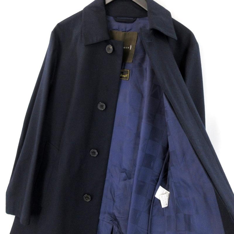 美品 現行 マッキントッシュ ダブルブレスト ロングコート 36M
