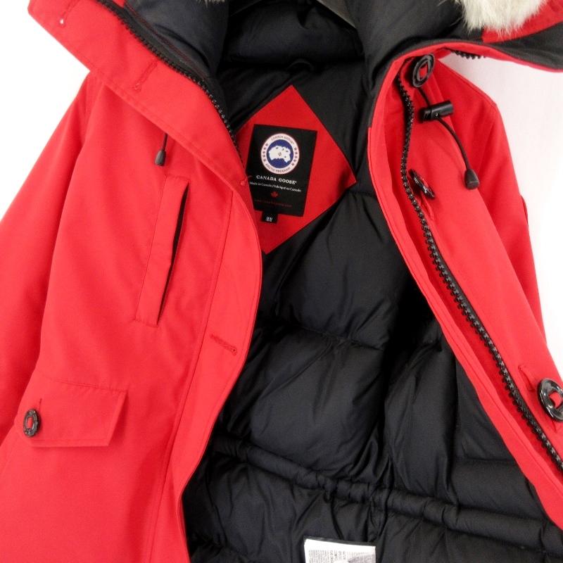 CANADA GOOSE カナダグース シャーロット パーカ 2300JL CHARLOTTE PARKA ダウンジャケット レッド 赤 M
