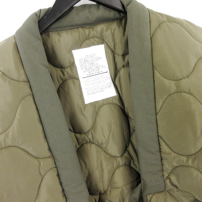 未使用 NOWHAW ノウハウ ミリタリードテラ P-182-H military dotera  