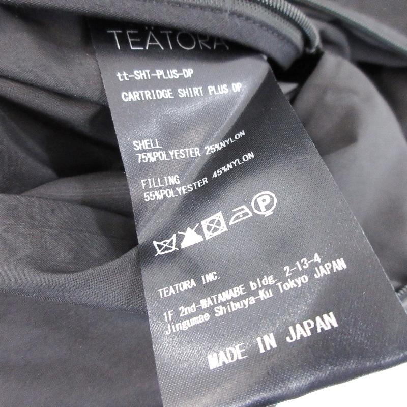 未使用 TEATORA テアトラ カートリッジシャツ プラス デュアル 未使用 TEATORA テアトラ カートリッジシャツ プラス デュアル