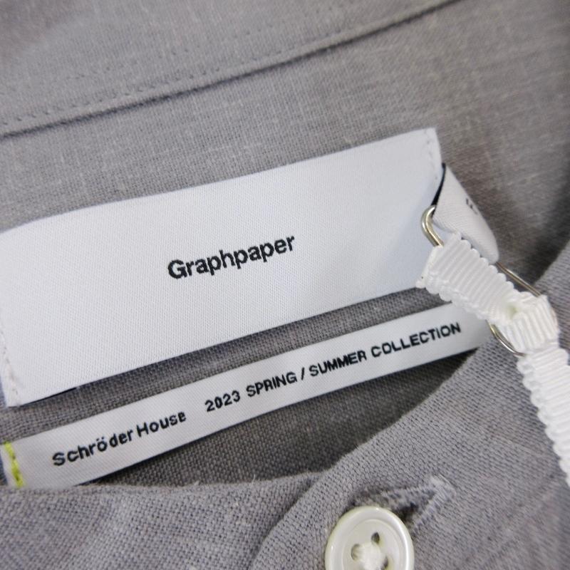 未使用 Graphpaper グラフペーパー 23SS リネンキュプラバンドカラー 