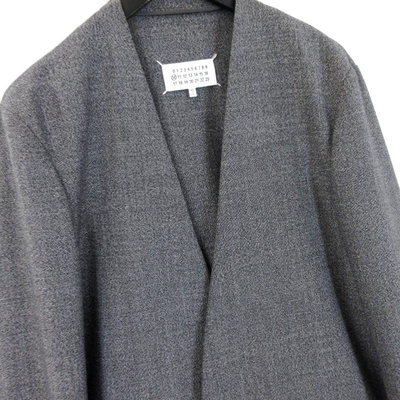 美品 Maison Margiela メゾンマルジェラ ノーカラージャケット 美品 Maison Margiela メゾンマルジェラ ノーカラージャケット