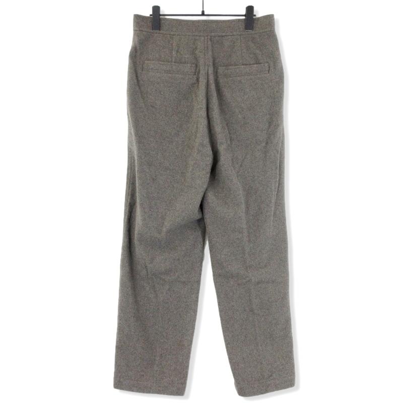 未使用 I アイ CASHMERE WOOL 2TUCK EASY SLACKS 223-20502 2タック 