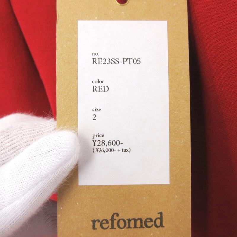未使用 REFOMED リフォメッド OLDMAN TRACK PANTS RE23SS-PT05 