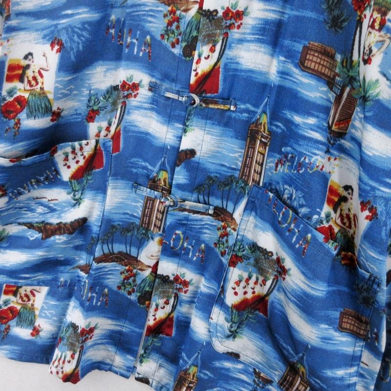 未使用 doublet ダブレット 長袖アロハシャツ 20AW14SH83 ALOHA KUNG