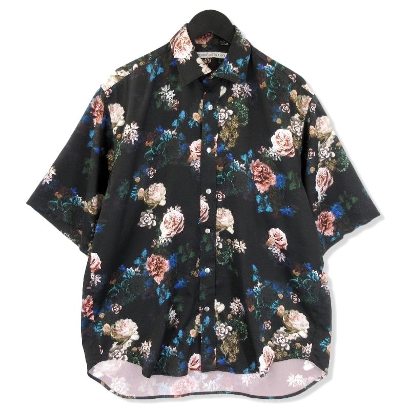 希少 ジョンローレンスサリバン 上質 ウエスタン 刺繍 デザイン シャツ  