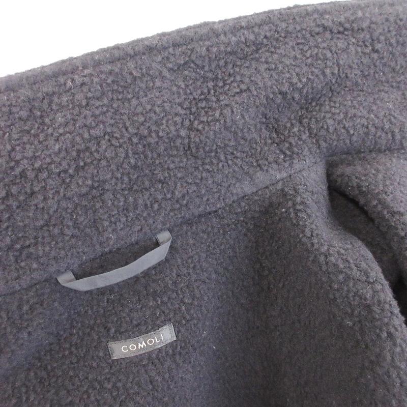 COMOLI コモリ コットンシルク トラックジャケット W03-04003 COMOLI コモリ コットンシルク トラックジャケット W03-04003