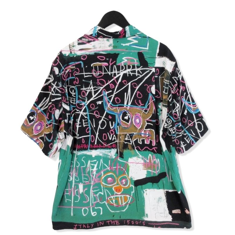 wacko maria バスキア　M 美品　アロハシャツ Amazon.co.jp: WACKO MARIA×バスキア アロハシャツ M 舐達麻