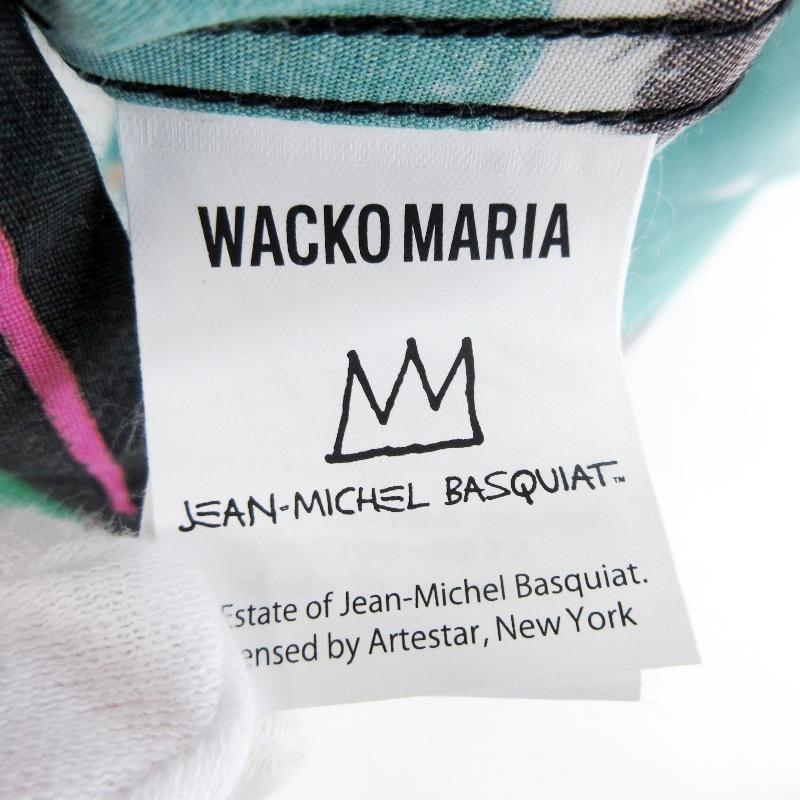 wacko maria バスキア　M 美品　アロハシャツ JEAN-MICHEL BASQUIAT / HAWAIIAN SHIRT ジャン＝ミシェル