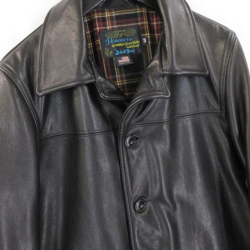 Schott N.Y.C ショット カーコート 533US 牛革 カウハイド USA製 Schott N.Y.C ショット カーコート 533US 牛革 カウハイド USA製