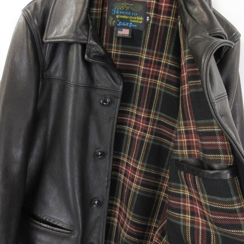 Schott N.Y.C ショット カーコート 533US 牛革 カウハイド USA製 Schott N.Y.C ショット カーコート 533US 牛革 カウハイド USA製
