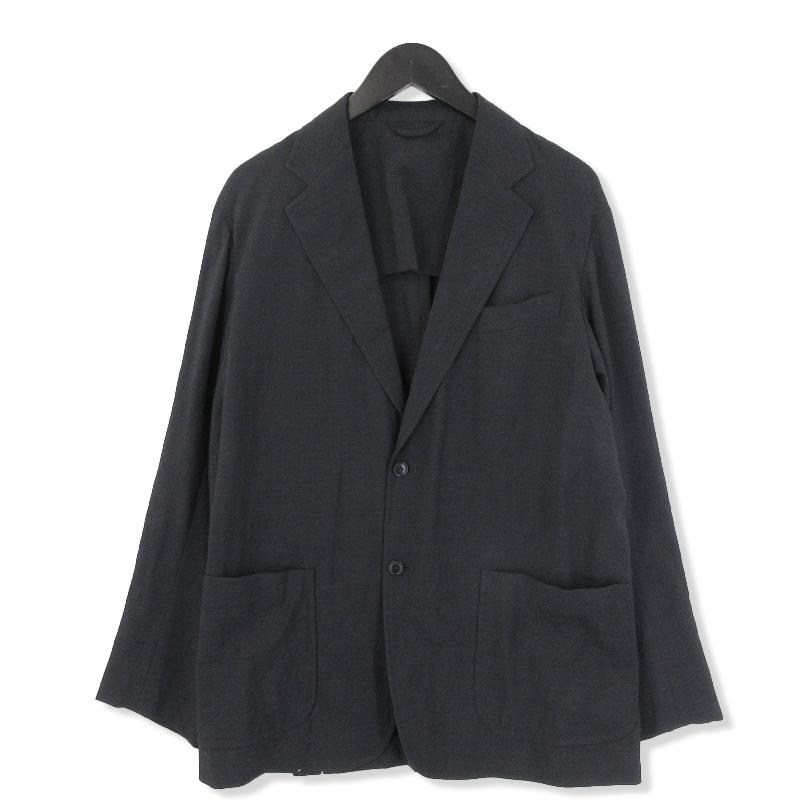 美品 COMOLI コモリ ウール 2Bジャケット V01-01003 22SS 肩芯 美品 COMOLI コモリ ウール 2Bジャケット V01-01003 22SS 肩芯