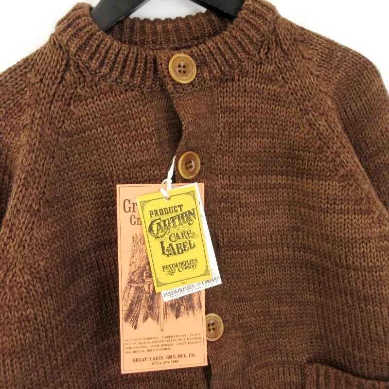 フリーホイーラーズ 未使用 FREEWHEELERS ニット ウール カーディガン 2236001 HIGHLANDER KNITTING ...