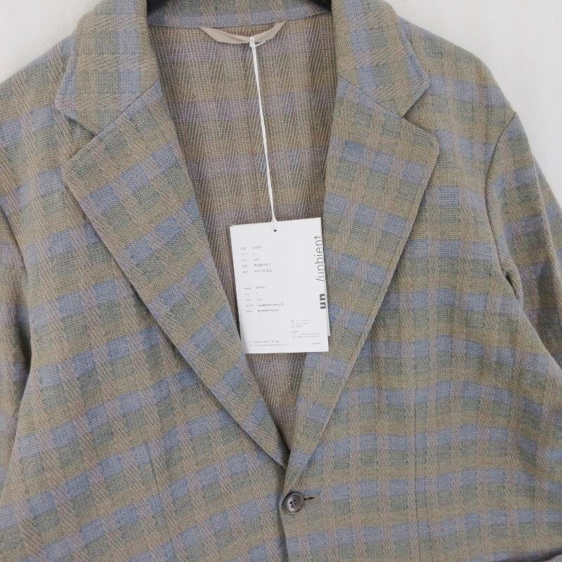 未使用 un/unbient アン アンビエント テーラードジャケット UNJK41