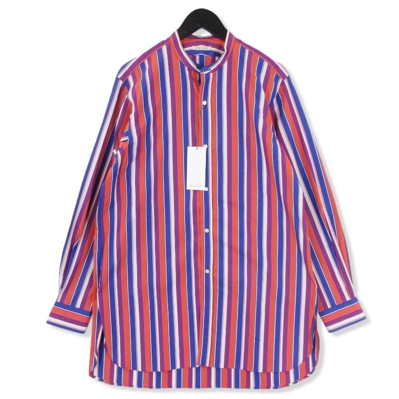 未使用 HEUGN ユーゲン 長袖シャツ SHIRT062 Multi Rob コットンマルチ 