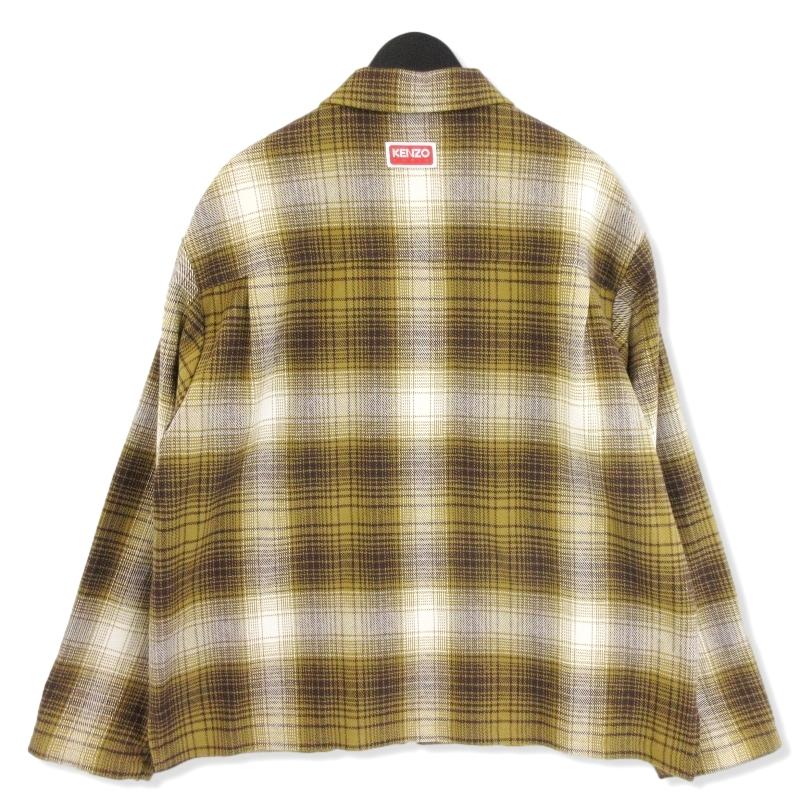 未使用 KENZO ケンゾー 23AW チェック シャツジャケット 未使用 KENZO ケンゾー 23AW チェック シャツジャケット