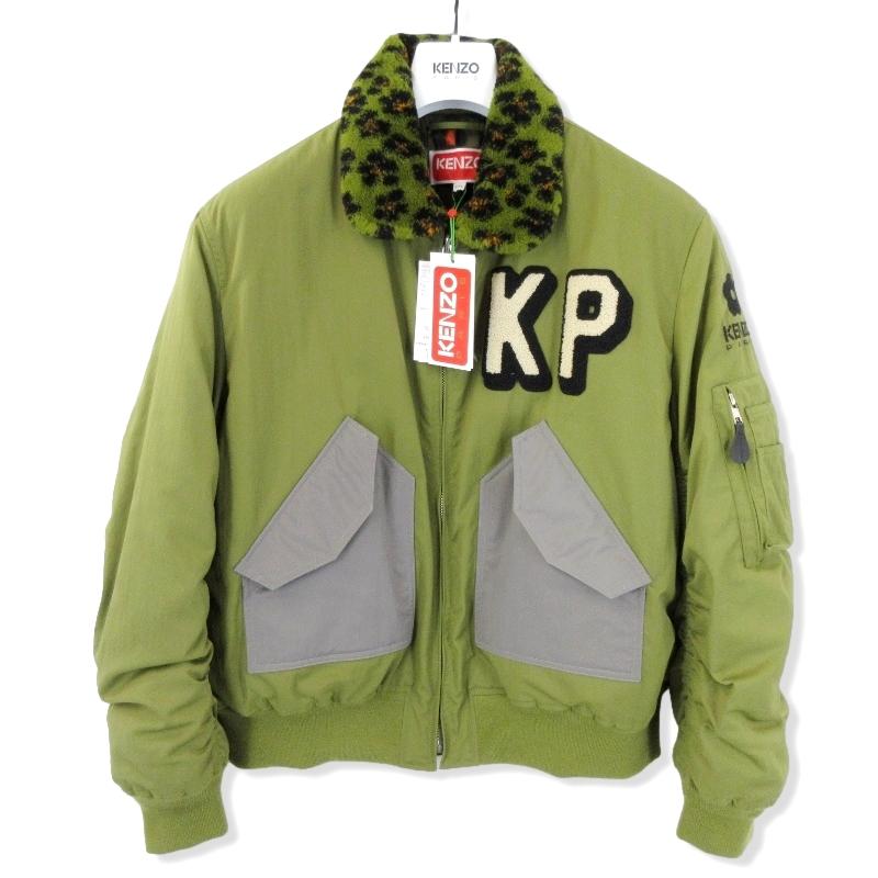 KENZO フェイクファーボンバージャケット 未使用 KENZO ケンゾー ボンバージャケット FD55BL1349OC FLIGHT