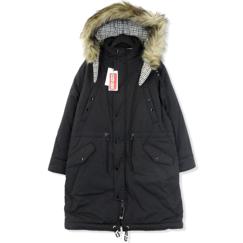 1 KENZO ケンゾー シンプルモッズコート ブラック 1 KENZO ケンゾー シンプルモッズコート ブラック