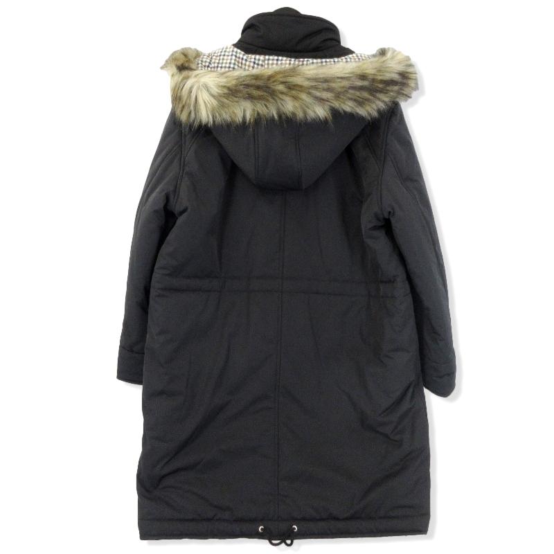 1 KENZO ケンゾー シンプルモッズコート ブラック