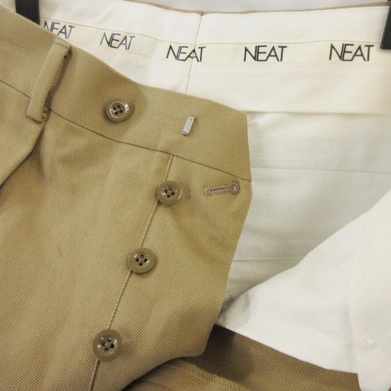 NEAT COTTON TWILL WIDE ベージュ サイズ48