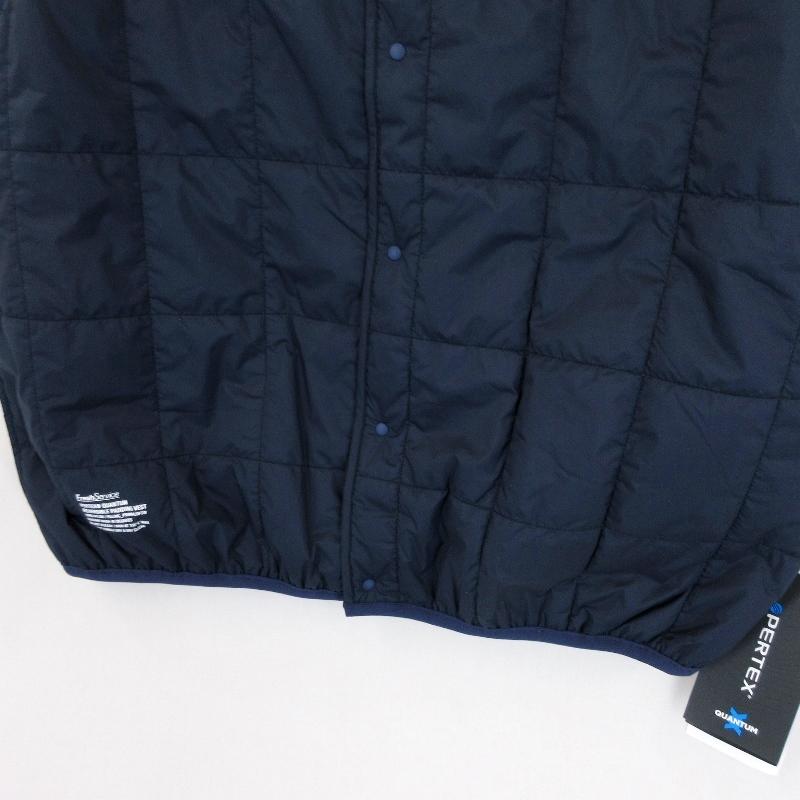 未使用 FreshService フレッシュサービス 23AW PERTEX QUANTUM REVERSIBLE PADDING VEST FSW-23-DW-177 NAVY M タグ付き  20018189｜classic｜04