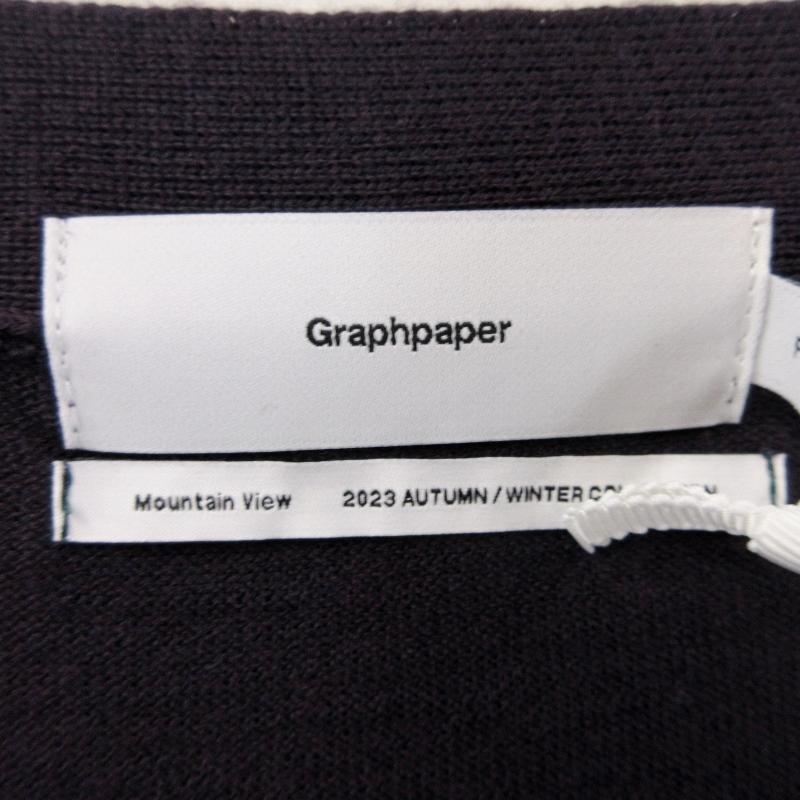 未使用 Graphpaper グラフペーパー 23AW High Gauge Knit Oversized