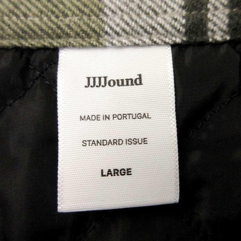 美品 jjjjound ジョウンド サーマルシャツジャケット Thermal Shirt 