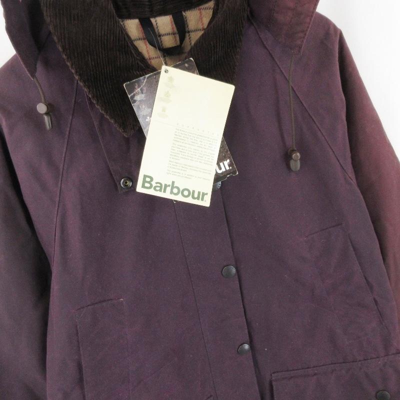 Barbour バブアー オイルドジャケット LADIES WINTER BEDALE ウィンタービデイル 3ワラント 三井物産 パープル UK 10  20018258｜classic｜03