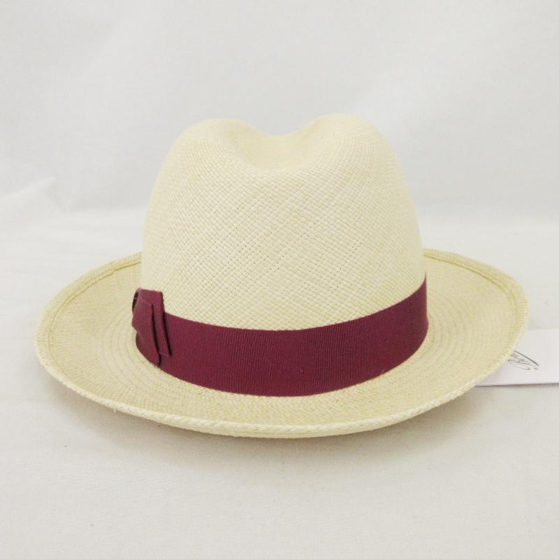 Borsalino 未使用 ボルサリーノ パナマハット 世界50個限定 FIAT別注 