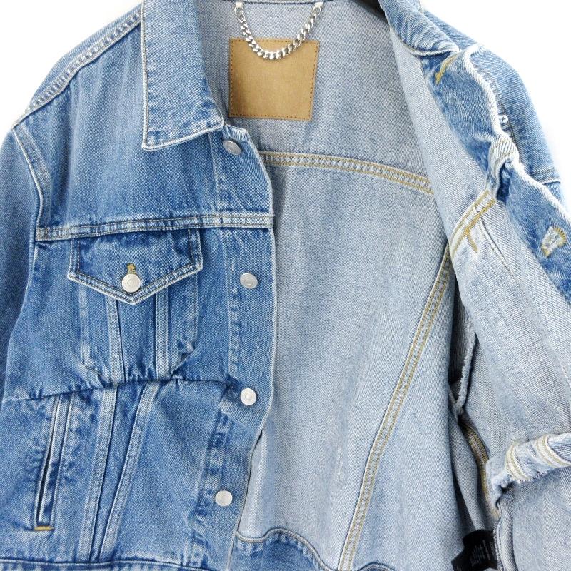 BALENCIAGA バレンシアガ デニムジャケット 446443 TSB06 再構築 BALENCIAGA バレンシアガ デニムジャケット 446443 TSB06 再構築