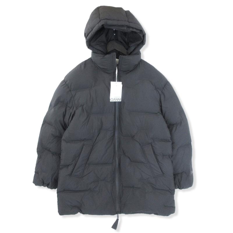 未使用 GANNI ガニー フーデッド パデッドジャケット F8390 PUFFER  