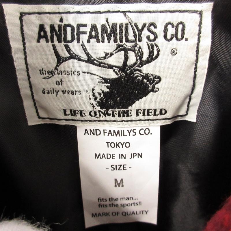 未使用 ANDFAMILYS アンドファミリー CPOジャケット JK-2310751 CANADIAN MOUNTAIN JACKET レッド M タグ付き  20018455｜classic｜04