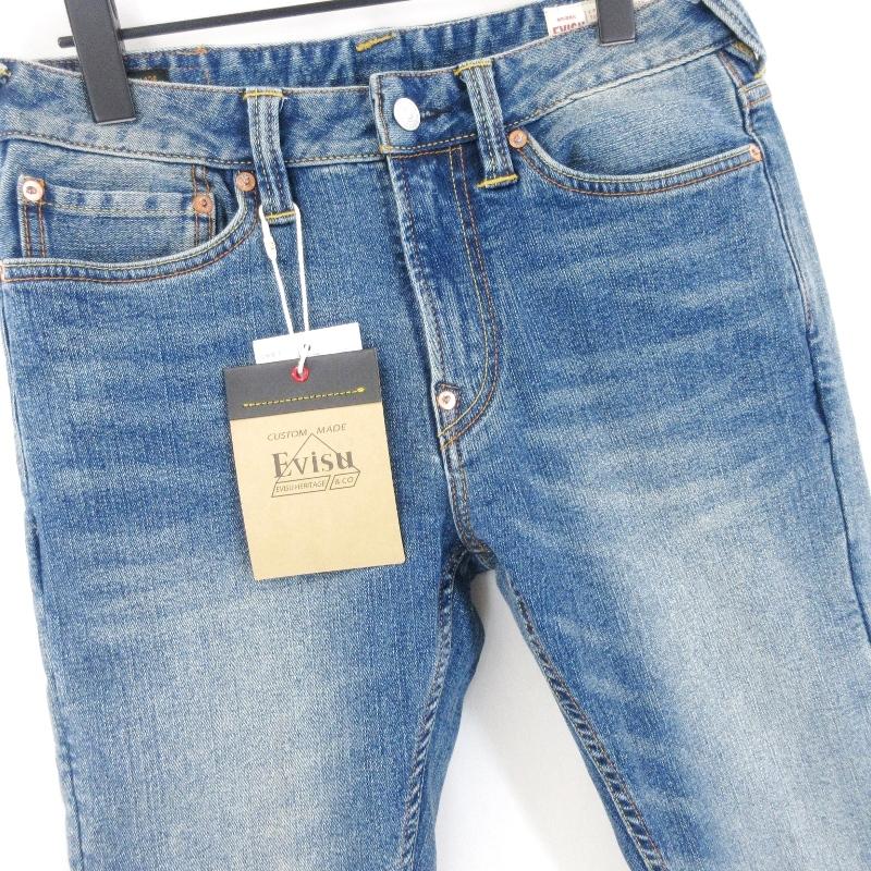 EVISU 未使用 エヴィス シーガルプリント デニムスキニーパンツ EVISU 未使用 エヴィス シーガルプリント デニムスキニーパンツ