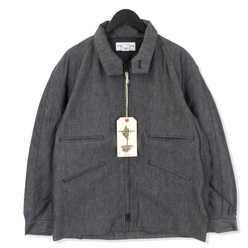 XLサイズ！SASSAFRAS ホイールバロージャケット Wheel Barrow Jacket（ホイールバロージャケット）”Cotton Linen