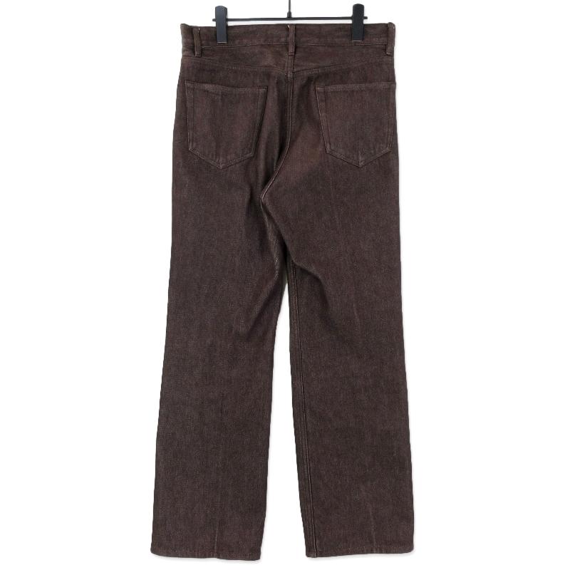 美品 AURALEE オーラリー 5ポケット デニムパンツ A00P01DM HARD TWIST
