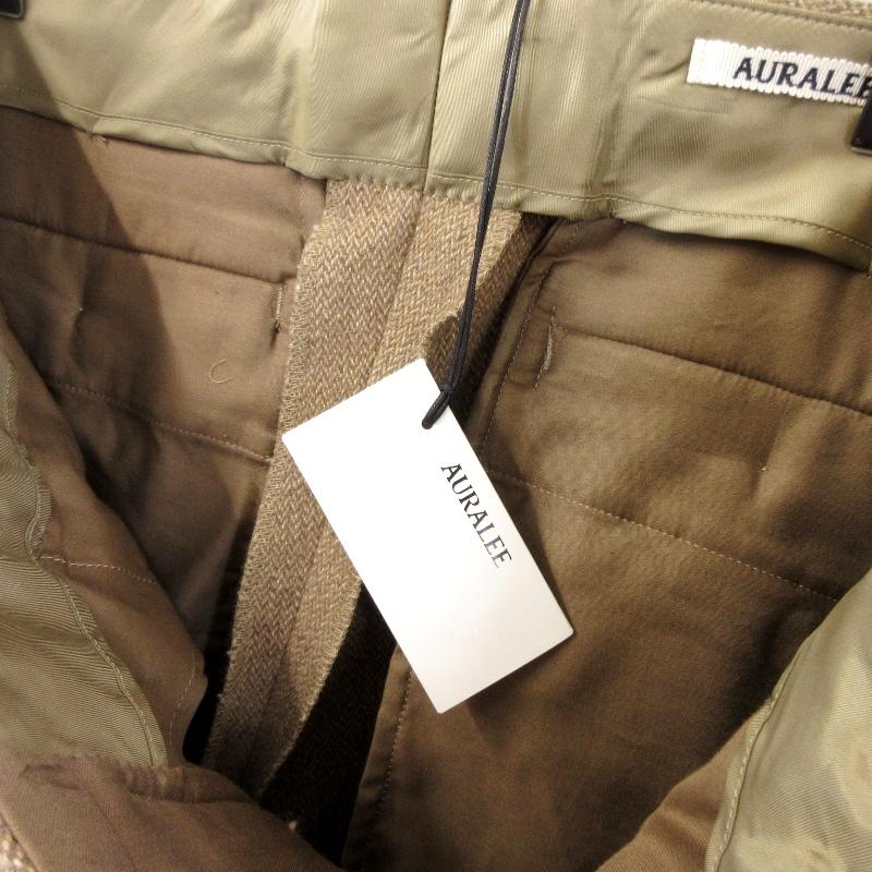 美品 AURALEE オーラリー ツイード スラックス A22AP02OT Organic 