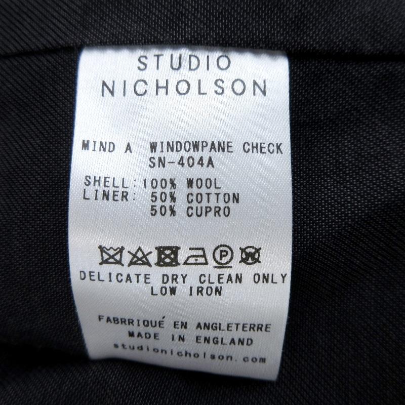 美品 STUDIO NICHOLSON スタジオニコルソン チェスターコート SN 美品 STUDIO NICHOLSON スタジオニコルソン チェスターコート SN