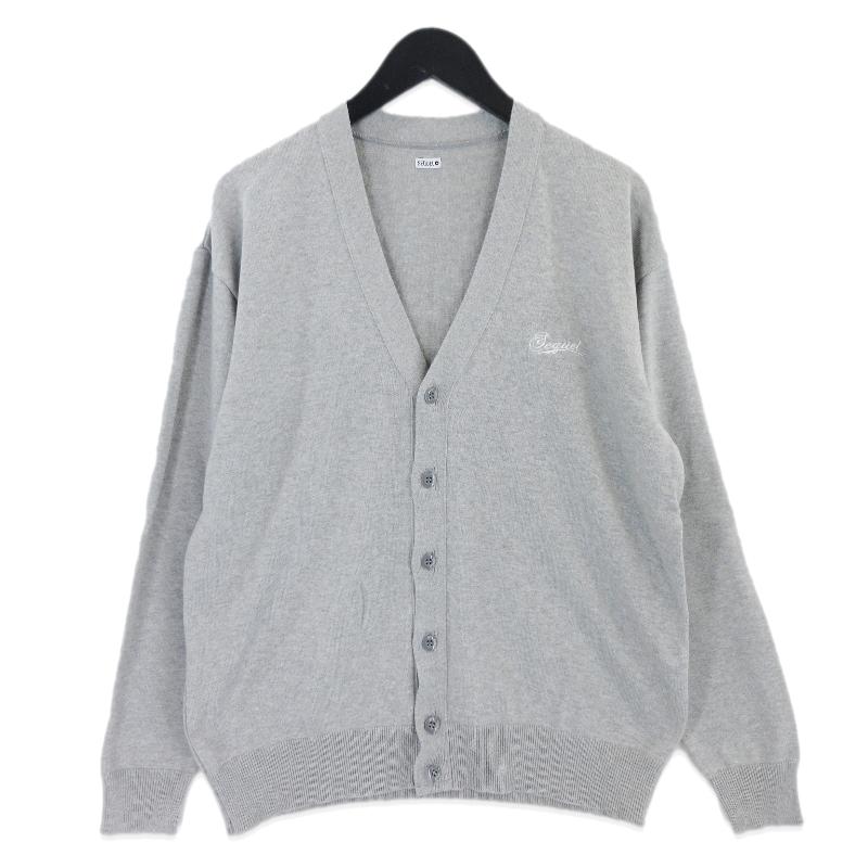 美品 SEQUEL シークエル カーディガン SQ-24SS-KN-02 コットン 美品 SEQUEL シークエル カーディガン SQ-24SS-KN-02 コットン