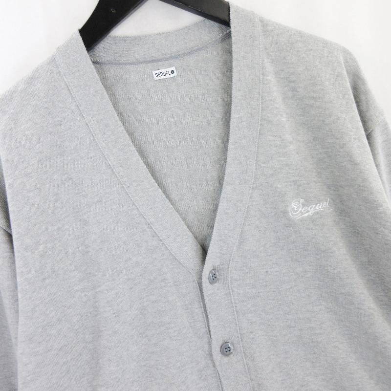美品 SEQUEL シークエル カーディガン SQ-24SS-KN-02 コットン 美品 SEQUEL シークエル カーディガン SQ-24SS-KN-02 コットン