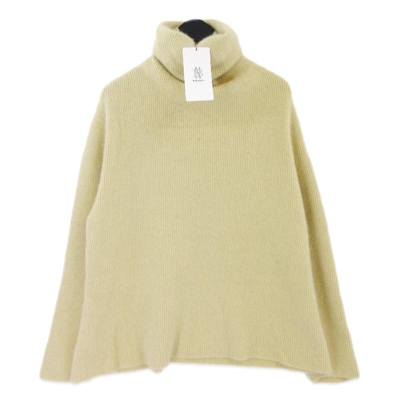 未使用 BATONER バトナ― カシミヤ フォックス タートルネック BN-21FL 