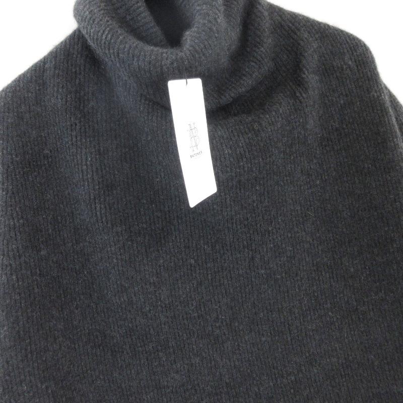 未使用 BATONER バトナ― カシミヤ フォックス タートルネック BN-21FL 
