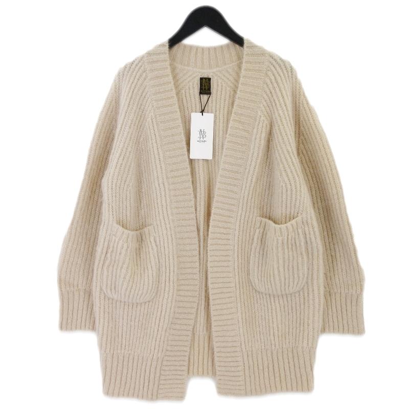 未使用 BATONER バトナ― スーパーキッド モヘヤ カーディガン BN-21FL 