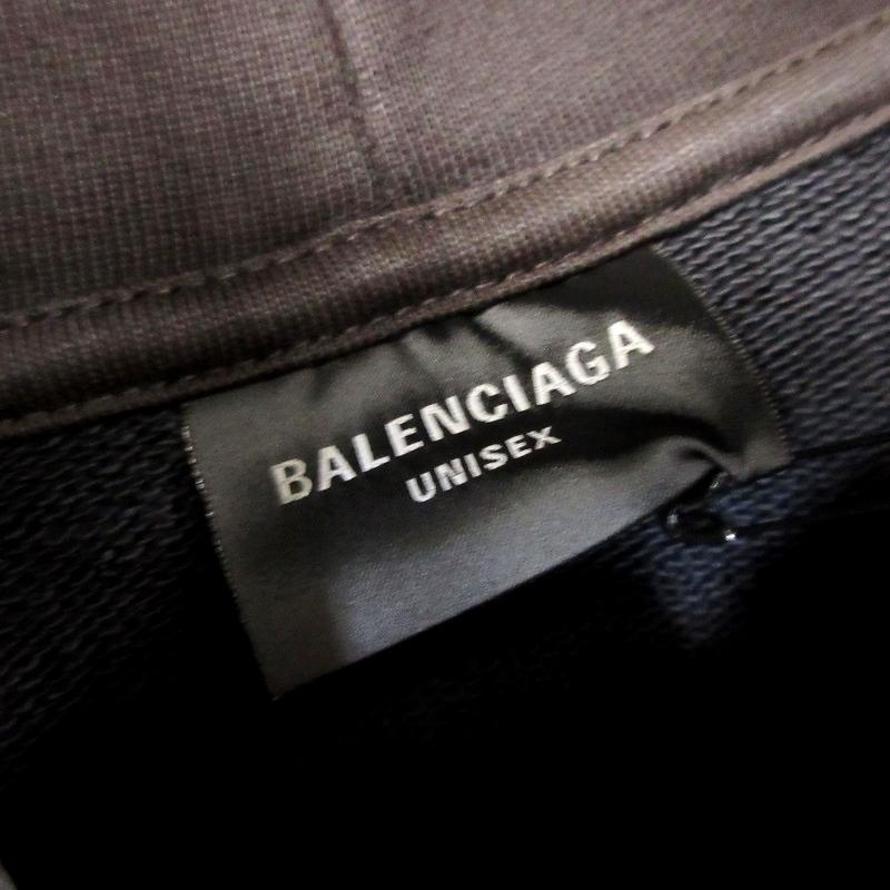 BALENCIAGA 未使用 バレンシアガ プルオーバーパーカー 24AW BALENCIAGA 未使用 バレンシアガ プルオーバーパーカー 24AW