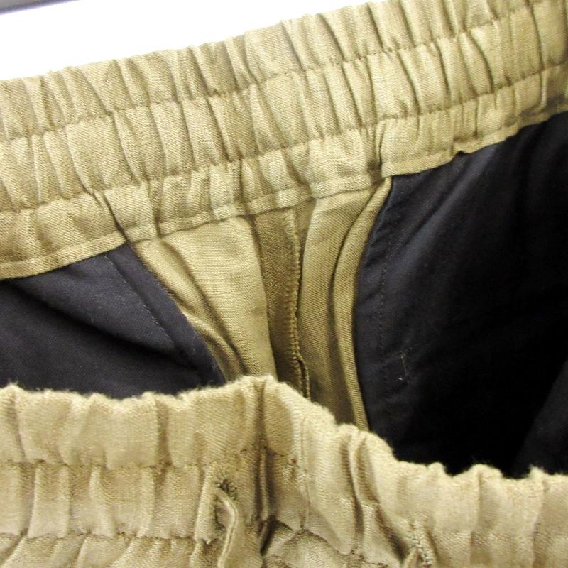 MARKAWARE | PEGTOP EASY TROUSERS Khaki MARKAWARE｜PEGTOP EASY