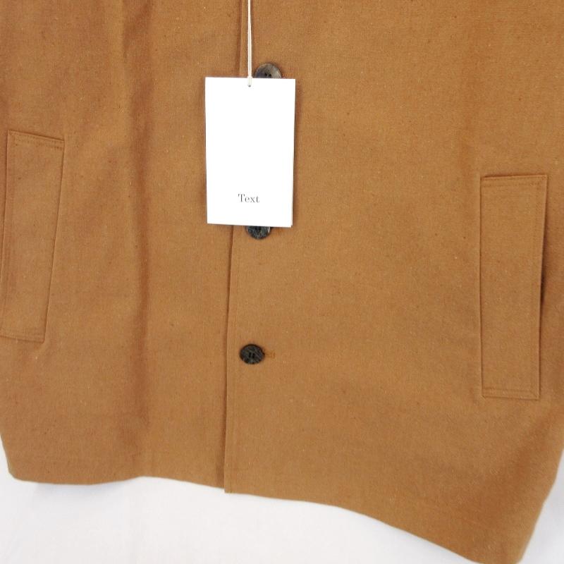 未使用 Text テクスト オーバーコート T20A-03CO01C Unlined Overcoat 