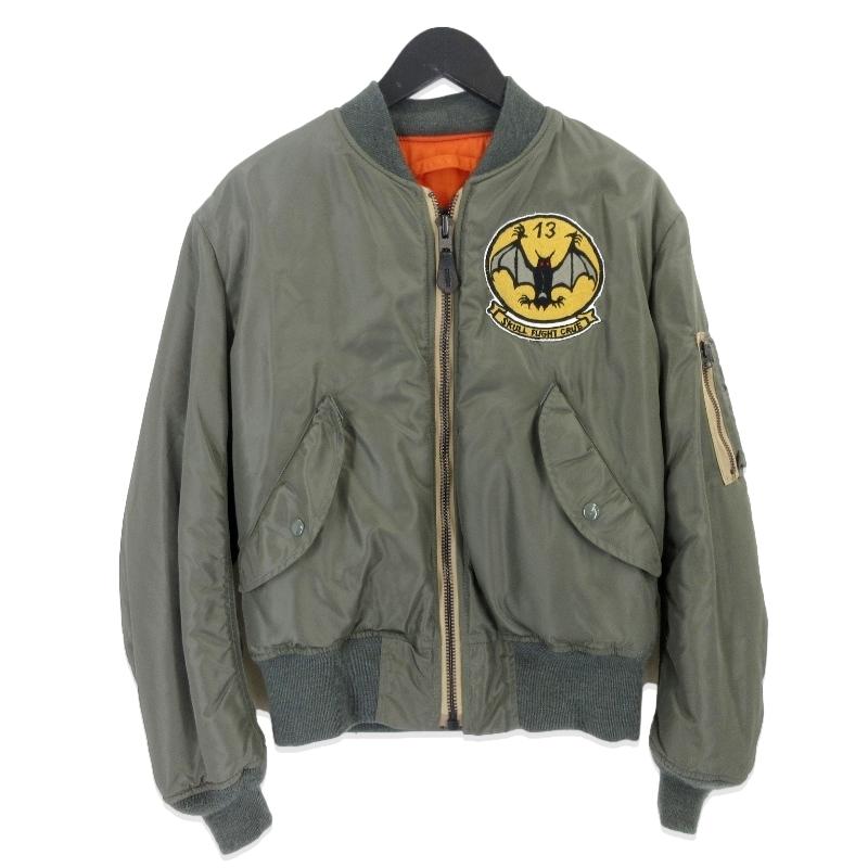 未使用 SKULL FLIGHT スカルフライト MA-1 13BAT RIDERS バット 未使用 SKULL FLIGHT スカルフライト MA-1 13BAT RIDERS バット