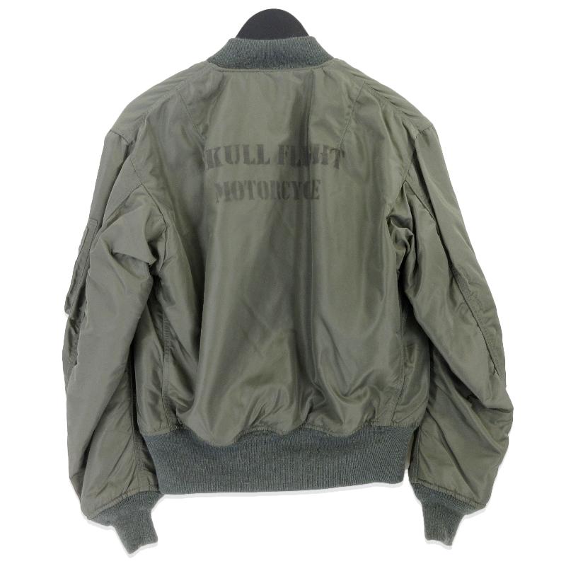 未使用 SKULL FLIGHT スカルフライト MA-1 13BAT RIDERS バット 未使用 SKULL FLIGHT スカルフライト MA-1 13BAT RIDERS バット